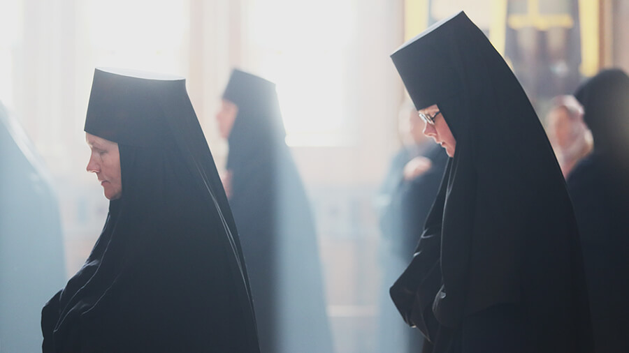 nuns at the church